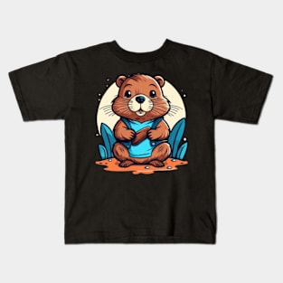 Beaver gift ideas Kids T-Shirt